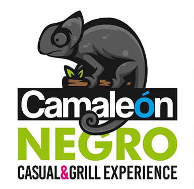 Logo de Camaleón Negro Casual