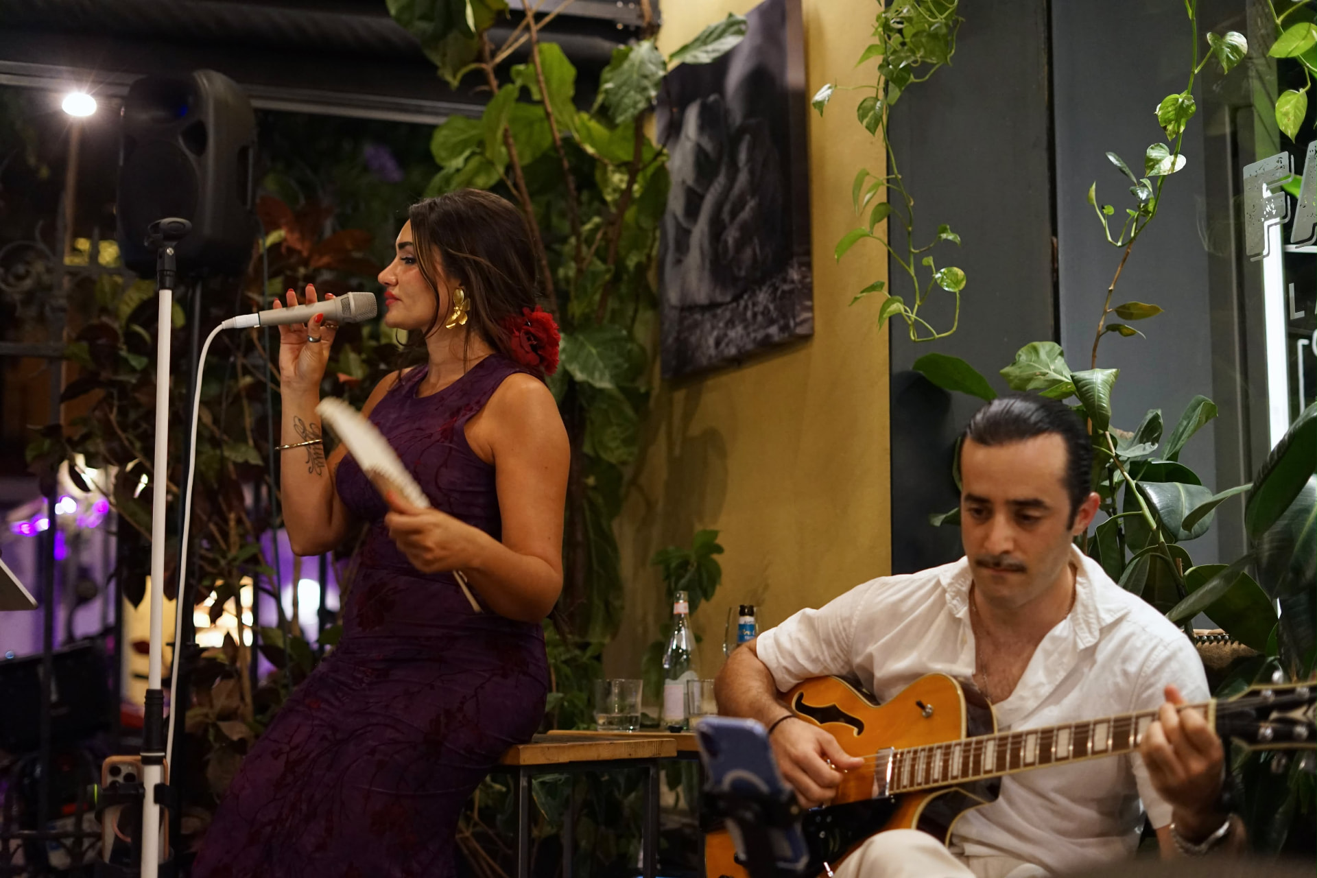 Actuación acústica en terraza